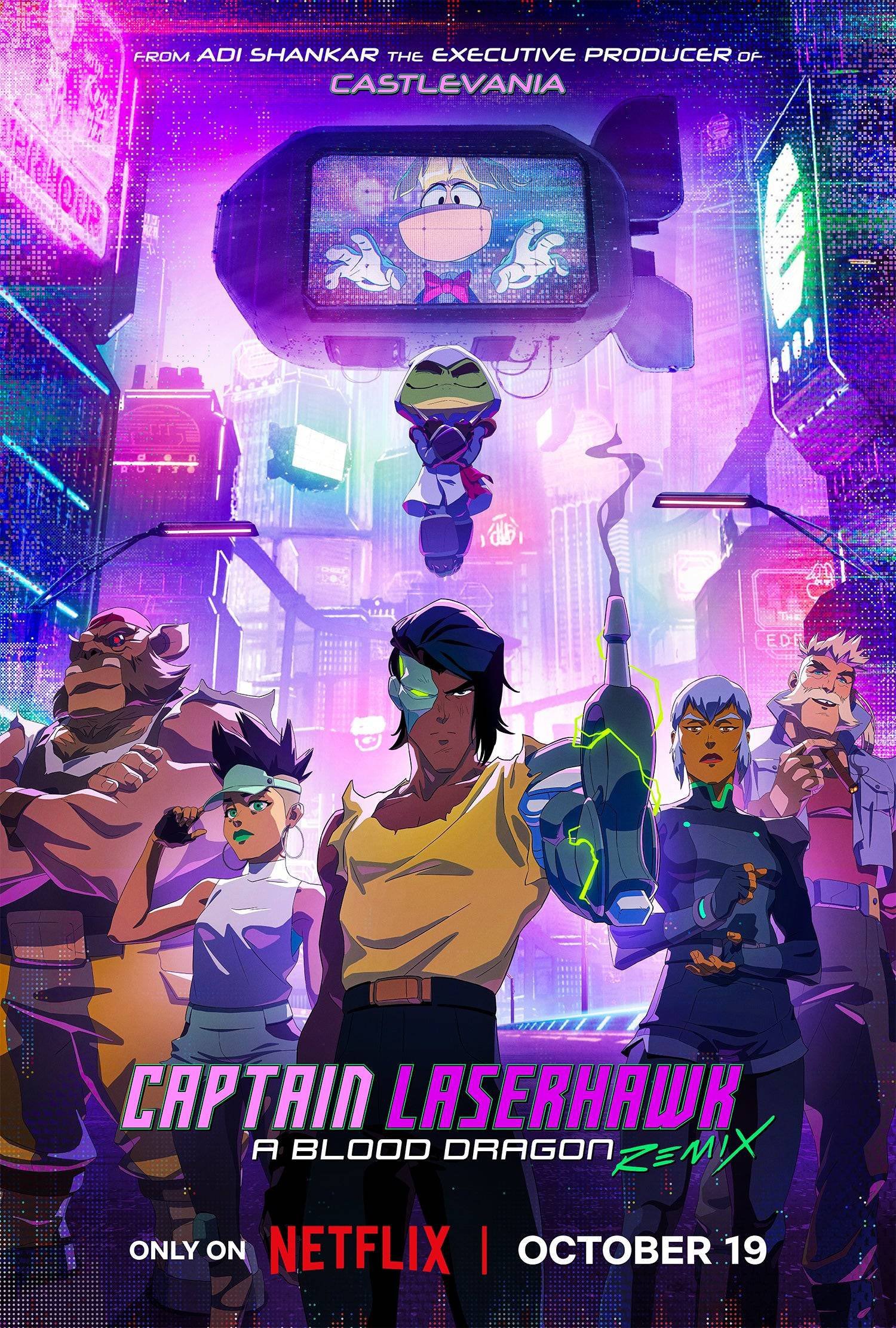 Đội Trưởng Laserhawk: Blood Dragon RemixHình bìa