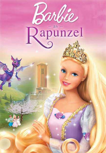 Barbie vào vai RapunzelHình bìa