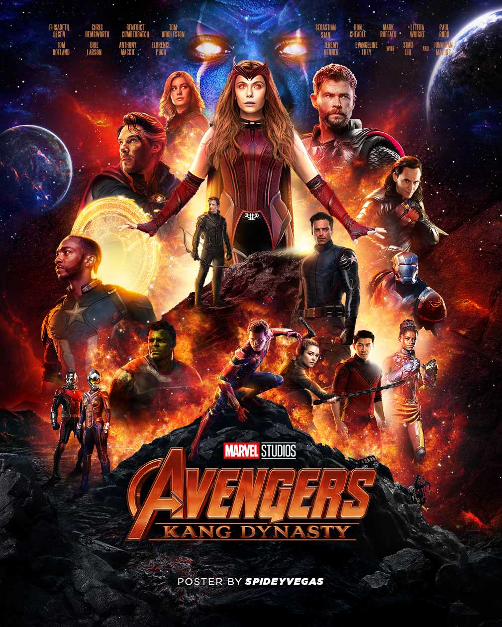 Avengers: Triều Đại của KangHình bìa